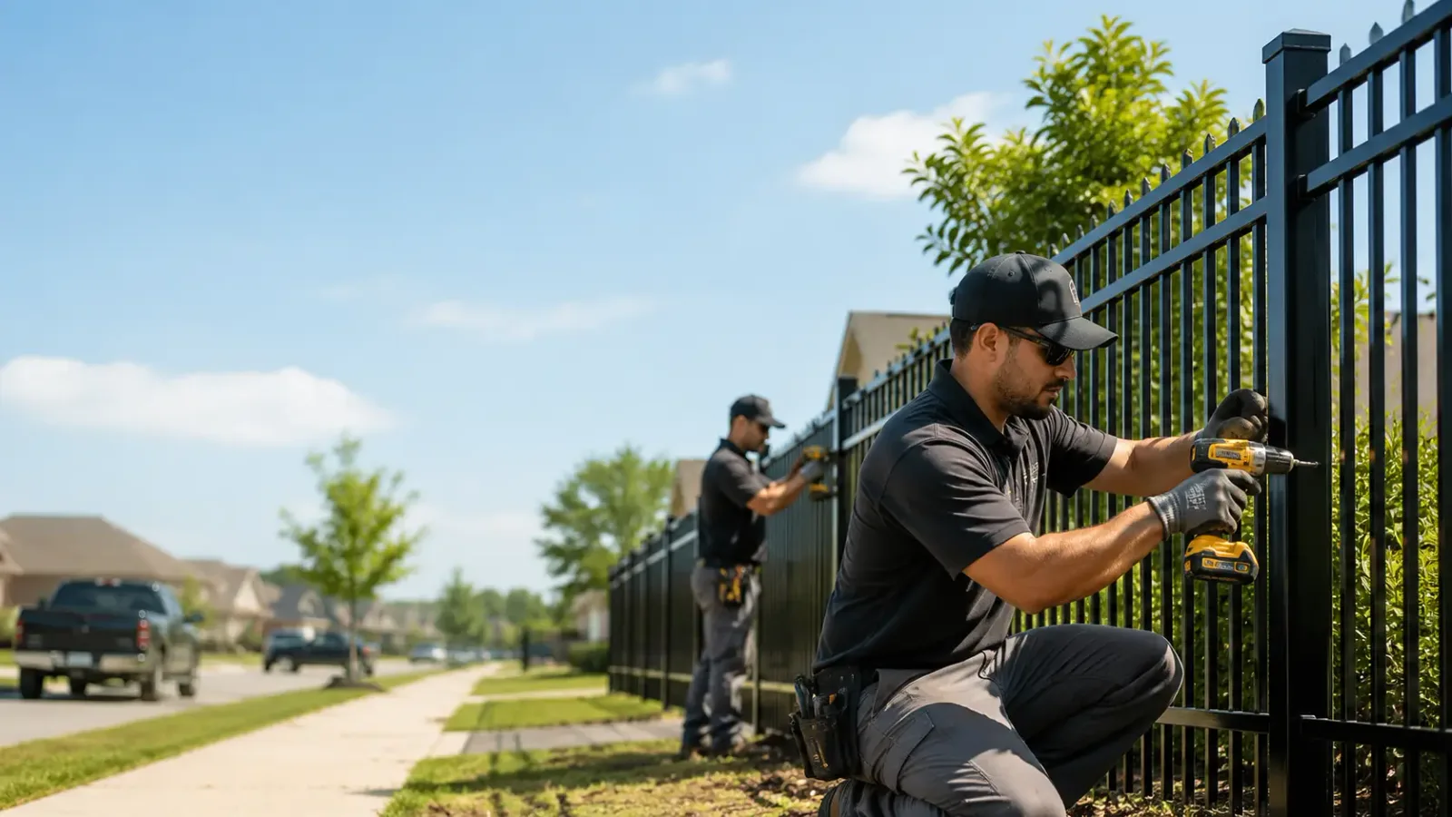 Metal Fence Installation in Lake View, IA